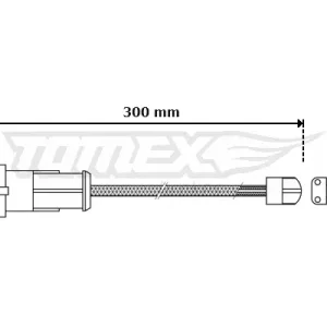 TOMEX Brakes TX 30-53 - Warnkontakt, Bremsbelagverschleiß Top-Angebot